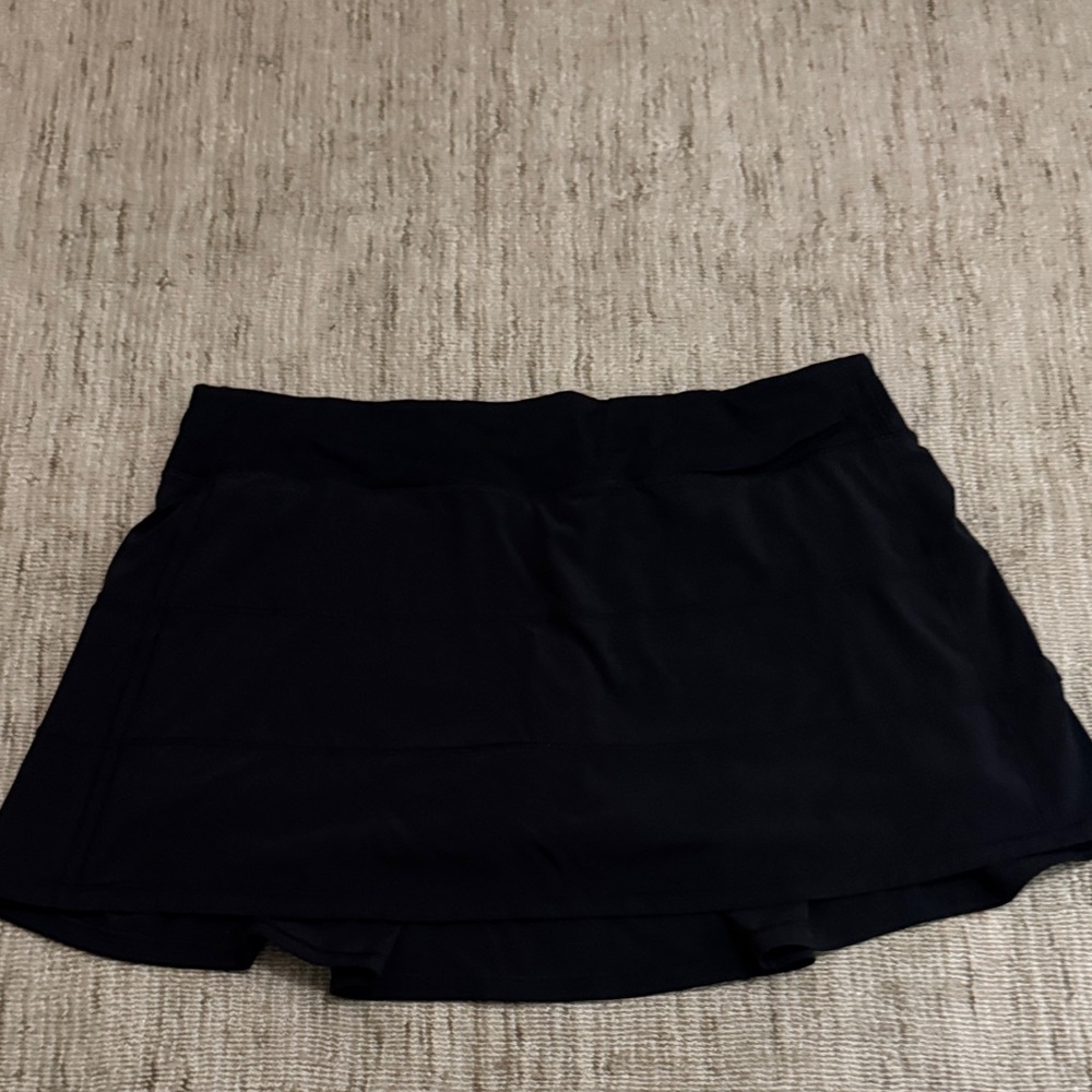 Lululemon Pace Rival skirt, black , size 14 Tall